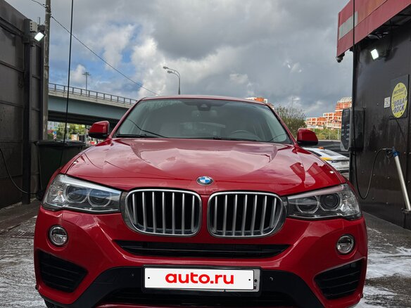 2017 BMW X4 28i I (F26), красный - вид 2