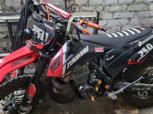 2022 Zuumav CR 250 CB, красный, 90000 рублей - вид 8