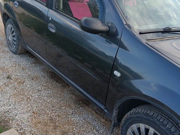 2009 Renault Logan I, чёрный, 320000 рублей - вид 1
