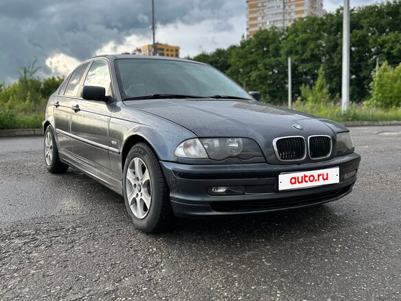 2001 BMW 3 серии 316i IV (E46), серый, 450000 рублей - вид 4