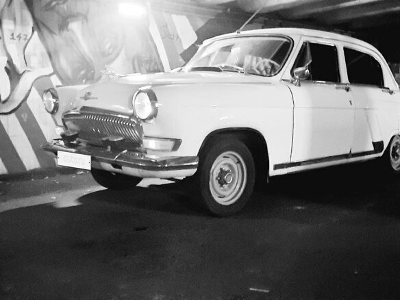1964 ГАЗ 21 «Волга» 21Л, белый, 450000 рублей