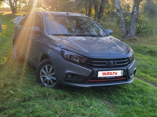 2016 Lada (ВАЗ) Vesta I, серый, 830000 рублей, вид 2