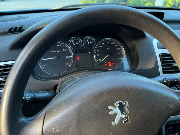 2007 Peugeot 307 I Рестайлинг, синий, 300000 рублей - вид 14