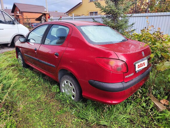 2009 Peugeot 206, красный, 190000 рублей - вид 1