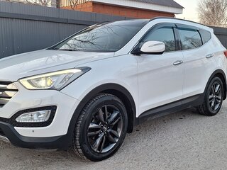 2013 Hyundai Santa Fe III, белый, 1750000 рублей, вид 3