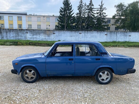2007 Lada (ВАЗ) 2107, синий, 110000 рублей - вид 9