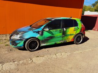 2008 Volkswagen Golf GTI V, чёрный, 750000 рублей, вид 4
