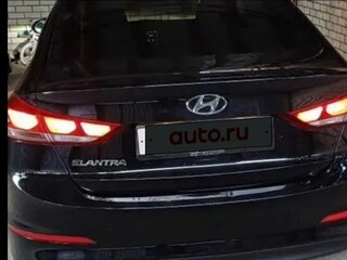 2016 Hyundai Elantra VI (AD), чёрный, 1570000 рублей, вид 3