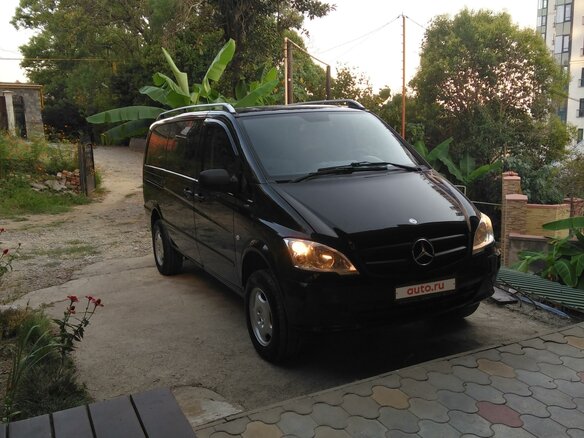 2014 Mercedes-Benz Vito, чёрный - вид 1
