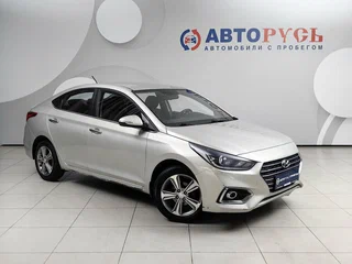 2019 Hyundai Solaris II, серебристый, 968000 рублей, вид 1