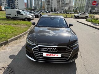 2021 Audi A8 50 TDI IV (D5), чёрный, 7150000 рублей, вид 3