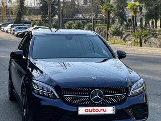 2019 Mercedes-Benz C-Класс 180 IV (W205) Рестайлинг, синий, 3500000 рублей, вид 1