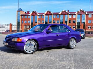 1994 Mercedes-Benz C-Класс 220 I (W202), фиолетовый, 500000 рублей, вид 2