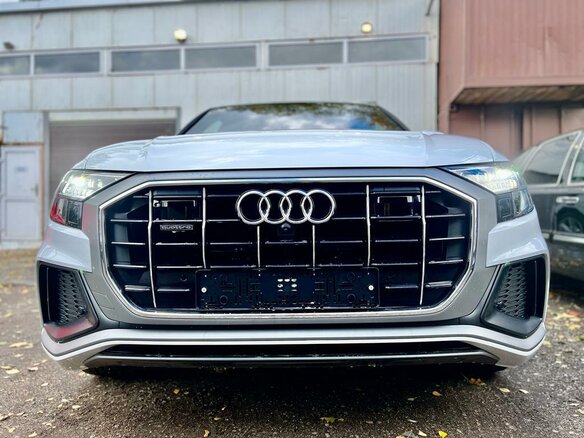 2021 Audi Q8 45 TDI I (4M), белый, 9490000 рублей - вид 2