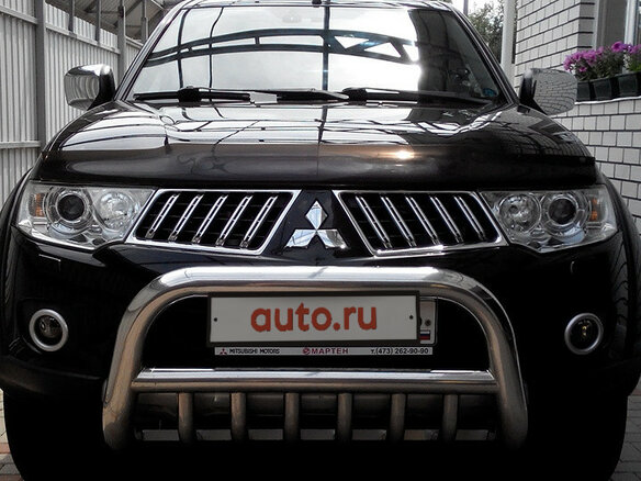 2011 Mitsubishi Pajero Sport II, чёрный - вид 8