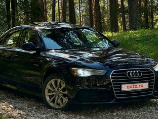 2016 Audi A6 IV (C7) Рестайлинг, чёрный, 1800000 рублей, вид 2