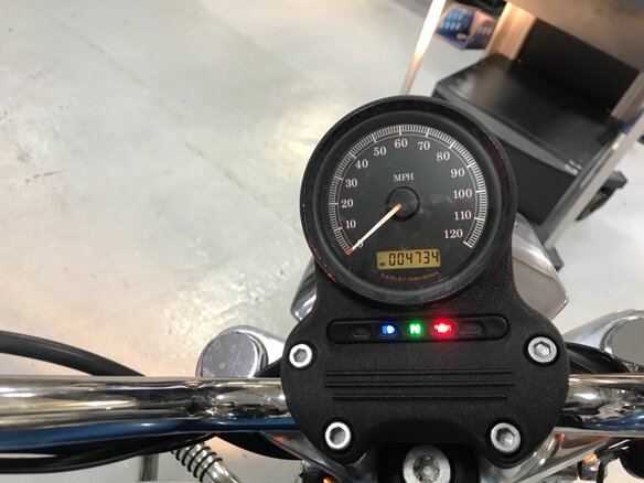2011 Harley-Davidson Sportster 883, синий - вид 4