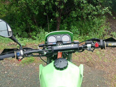 1998 Kawasaki KLR 250, зелёный, 190000 рублей, вид 4