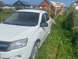 2012 Lada (ВАЗ) Granta I, белый, 340000 рублей, вид 1