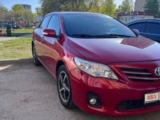2010 Toyota Corolla X (E140, E150) Рестайлинг, красный, 1250000 рублей, вид 1