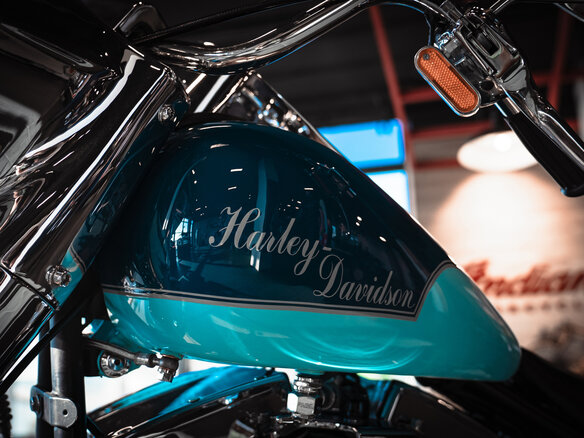 2014 Harley-Davidson Softail Custom, синий, 999999 рублей - вид 6
