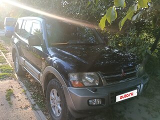 2002 Mitsubishi Pajero III Рестайлинг, синий, 870000 рублей, вид 2