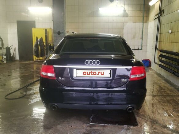 2006 Audi A6 III (C6), чёрный - вид 2