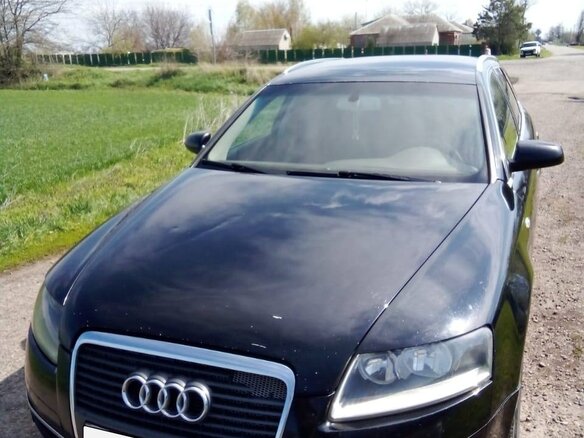 2008 Audi A6 III (C6), чёрный, 700000 рублей - вид 2