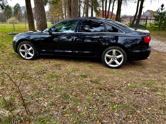 2012 Audi A6 IV (C7), чёрный - вид 4