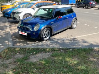 2006 Mini Hatch Cooper S I (R50), синий, 1200000 рублей, вид 4
