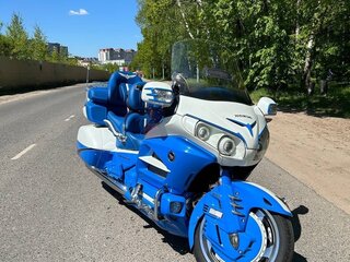 2012 Honda GL 1800 Gold Wing, голубой, 1800000 рублей, вид 4