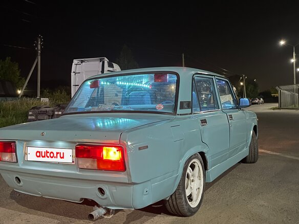 2001 Lada (ВАЗ) 2107, голубой, 130000 рублей - вид 8