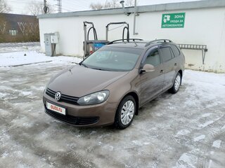 2010 Volkswagen Golf VI, коричневый, 1090000 рублей, вид 1