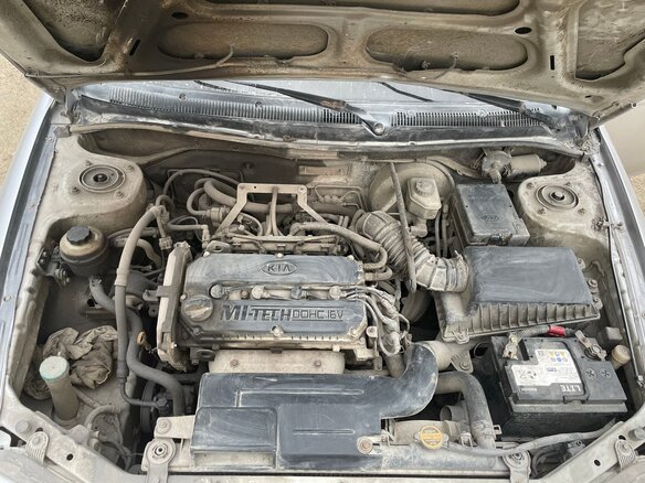 2007 Kia Spectra I Рестайлинг 2, серебристый, 145000 рублей - вид 5