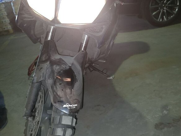2002 Suzuki V-Strom 1000, синий, 359000 рублей - вид 7