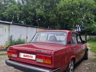 1998 Lada (ВАЗ) 2107, красный, 320000 рублей, вид 5