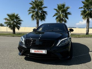 2014 Mercedes-Benz S-Класс AMG 63 AMG Long III (W222, C217), чёрный, 4500000 рублей, вид 1