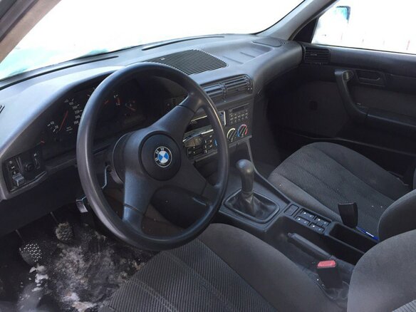 1990 BMW 5 серии 525i III (E34), серый - вид 7