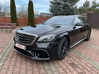 2014 Mercedes-Benz S-Класс AMG 63 AMG Long III (W222, C217), чёрный, 4900000 рублей, вид 1