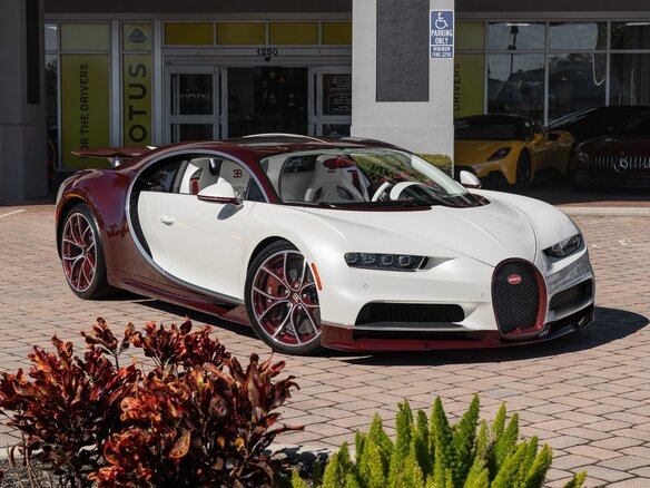2021 Bugatti Chiron, белый