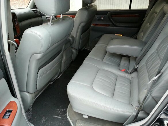 2002 Lexus LX 470 II, чёрный - вид 8