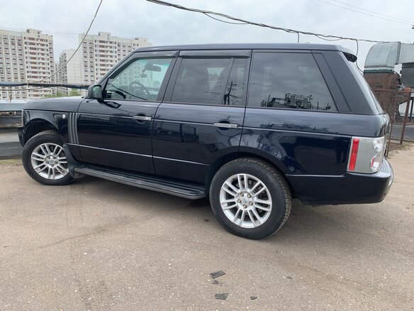 2008 Land Rover Range Rover III Рестайлинг, синий, 1470000 рублей - вид 22