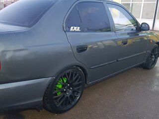 2006 Hyundai Accent ТагАЗ II, серый, 515000 рублей, вид 4