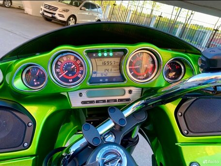 2012 Kawasaki VN1700 Vulcan, зелёный, 960000 рублей, вид 1