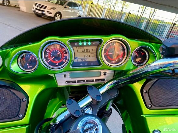 2012 Kawasaki VN1700 Vulcan, зелёный, 960000 рублей