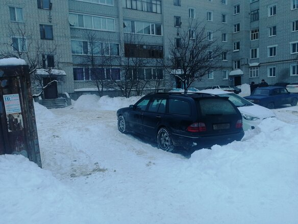 2000 Mercedes-Benz E-Класс 430 II (W210, S210) Рестайлинг, чёрный - вид 5