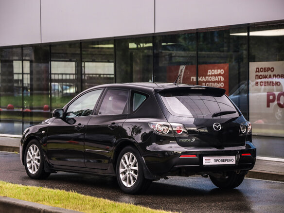 2008 Mazda 3 I (BK) Рестайлинг, чёрный, 567777 рублей - вид 7