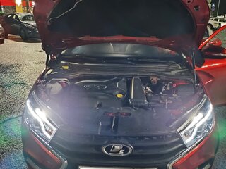 2016 Lada (ВАЗ) Vesta I, красный, 620000 рублей, вид 5