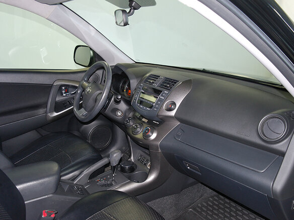 2012 Toyota RAV4 III (XA30) Рестайлинг, чёрный - вид 2