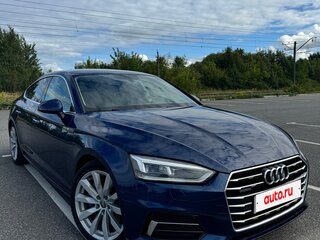 2017 Audi A5 II (F5), синий, 3250000 рублей, вид 2